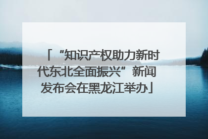 “知识产权助力新时代东北全面振兴”新闻发布会在黑龙江举办