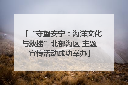“守望安宁：海洋文化与救捞”北部海区 主题宣传活动成功举办