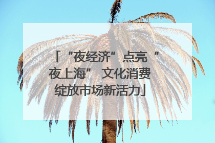 “夜经济”点亮“夜上海” 文化消费绽放市场新活力
