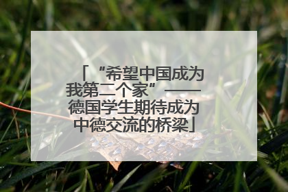 “希望中国成为我第二个家”——德国学生期待成为中德交流的桥梁