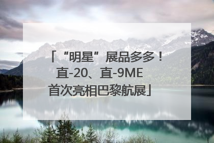 “明星”展品多多！直-20、直-9ME首次亮相巴黎航展