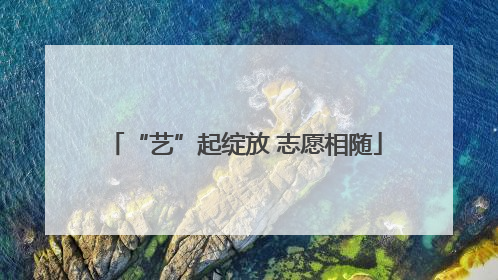 “艺”起绽放 志愿相随