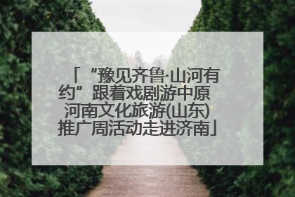 “豫见齐鲁·山河有约”跟着戏剧游中原 河南文化旅游(山东)推广周活动走进济南