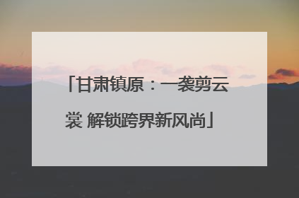 甘肃镇原：一袭剪云裳 解锁跨界新风尚