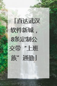 直达武汉软件新城，8条定制公交带“上班族”通勤