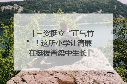 三姿挺立“正气竹”！这所小学让清廉在挺拔脊梁中生长