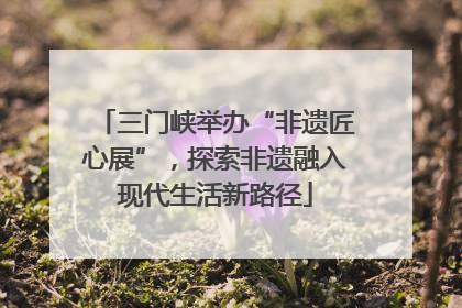 三门峡举办“非遗匠心展”，探索非遗融入现代生活新路径