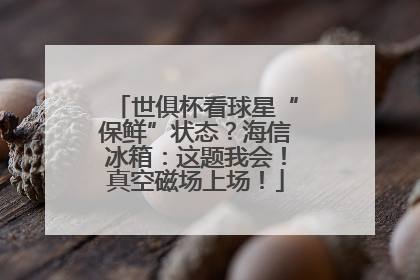 世俱杯看球星“保鲜”状态？海信冰箱：这题我会！真空磁场上场！