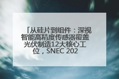 从硅片到组件：深视智能高精度传感器覆盖光伏制造12大核心工位，SNEC 2025诚邀见证