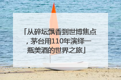 从碎坛飘香到世博焦点，茅台用110年演绎一瓶美酒的世界之旅