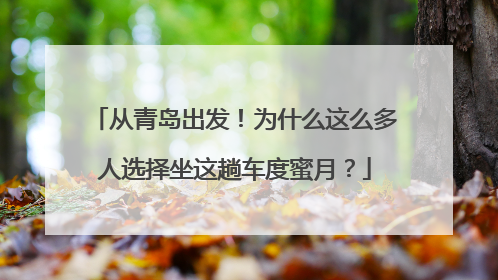 从青岛出发！为什么这么多人选择坐这趟车度蜜月？