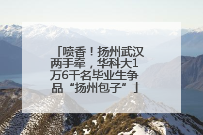 喷香！扬州武汉两手牵，华科大1万6千名毕业生争品“扬州包子”