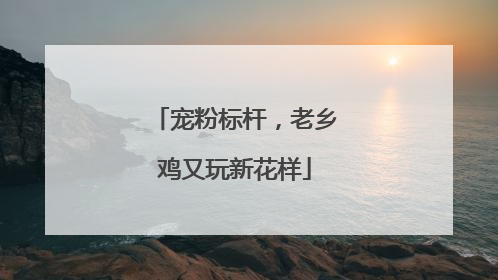 宠粉标杆，老乡鸡又玩新花样
