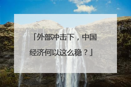 外部冲击下，中国经济何以这么稳？