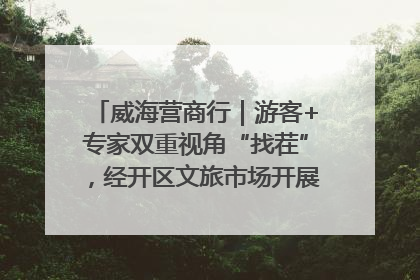 威海营商行｜游客+专家双重视角“找茬”，经开区文旅市场开展暑期前“体检”