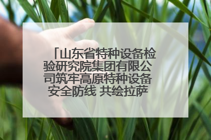 山东省特种设备检验研究院集团有限公司筑牢高原特种设备安全防线 共绘拉萨美好生活画卷