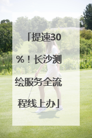 提速30%！长沙测绘服务全流程线上办