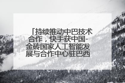 持续推动中巴技术合作，快手获中国-金砖国家人工智能发展与合作中心驻巴西成果转化中心授牌