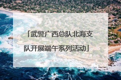 武警广西总队北海支队开展端午系列活动