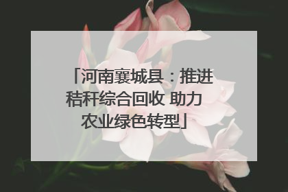河南襄城县：推进秸秆综合回收 助力农业绿色转型