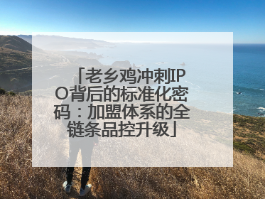 老乡鸡冲刺IPO背后的标准化密码：加盟体系的全链条品控升级