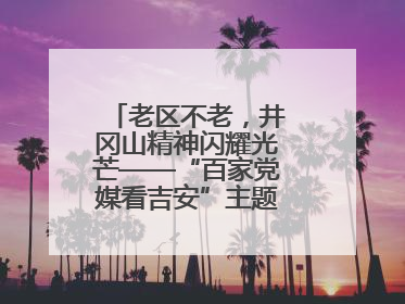 老区不老，井冈山精神闪耀光芒——“百家党媒看吉安”主题采访活动侧记