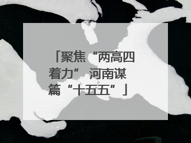 聚焦“两高四着力” 河南谋篇“十五五”
