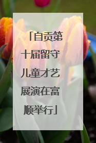 自贡第十届留守儿童才艺展演在富顺举行