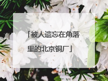 被人遗忘在角落里的北京铜厂