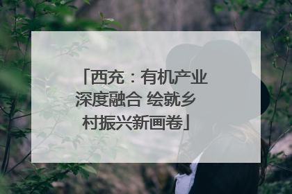 西充：有机产业深度融合 绘就乡村振兴新画卷