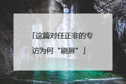 这篇对任正非的专访为何“刷屏”