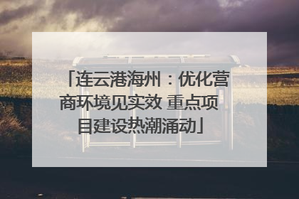 连云港海州：优化营商环境见实效 重点项目建设热潮涌动