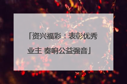 资兴福彩：表彰优秀业主 奏响公益强音