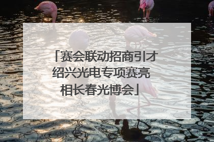 赛会联动招商引才 绍兴光电专项赛亮相长春光博会