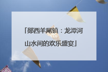 郧西羊尾镇：龙潭河山水间的欢乐盛宴