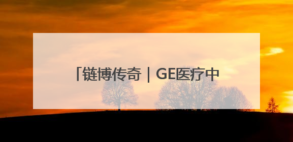 链博传奇｜GE医疗中国：链博会既是中国的舞台，也是世界的橱窗