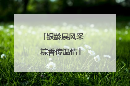 银龄展风采 粽香传温情