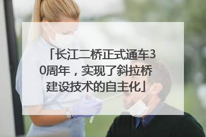 长江二桥正式通车30周年，实现了斜拉桥建设技术的自主化
