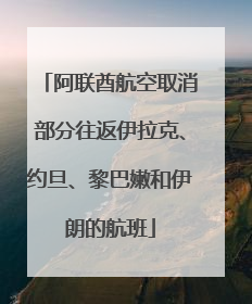 阿联酋航空取消部分往返伊拉克、约旦、黎巴嫩和伊朗的航班