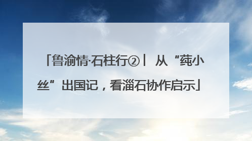 鲁渝情·石柱行② ︳从“莼小丝”出国记，看淄石协作启示