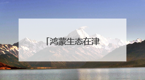鸿蒙生态在津规模化发展，政企全面加速内部办公应用适配