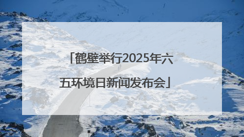 鹤壁举行2025年六五环境日新闻发布会