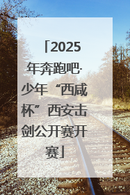 2025年奔跑吧·少年“西咸杯”西安击剑公开赛开赛