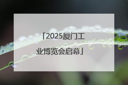 2025厦门工业博览会启幕