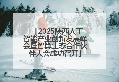 2025陕西人工智能产业创新发展峰会暨智算生态合作伙伴大会成功召开